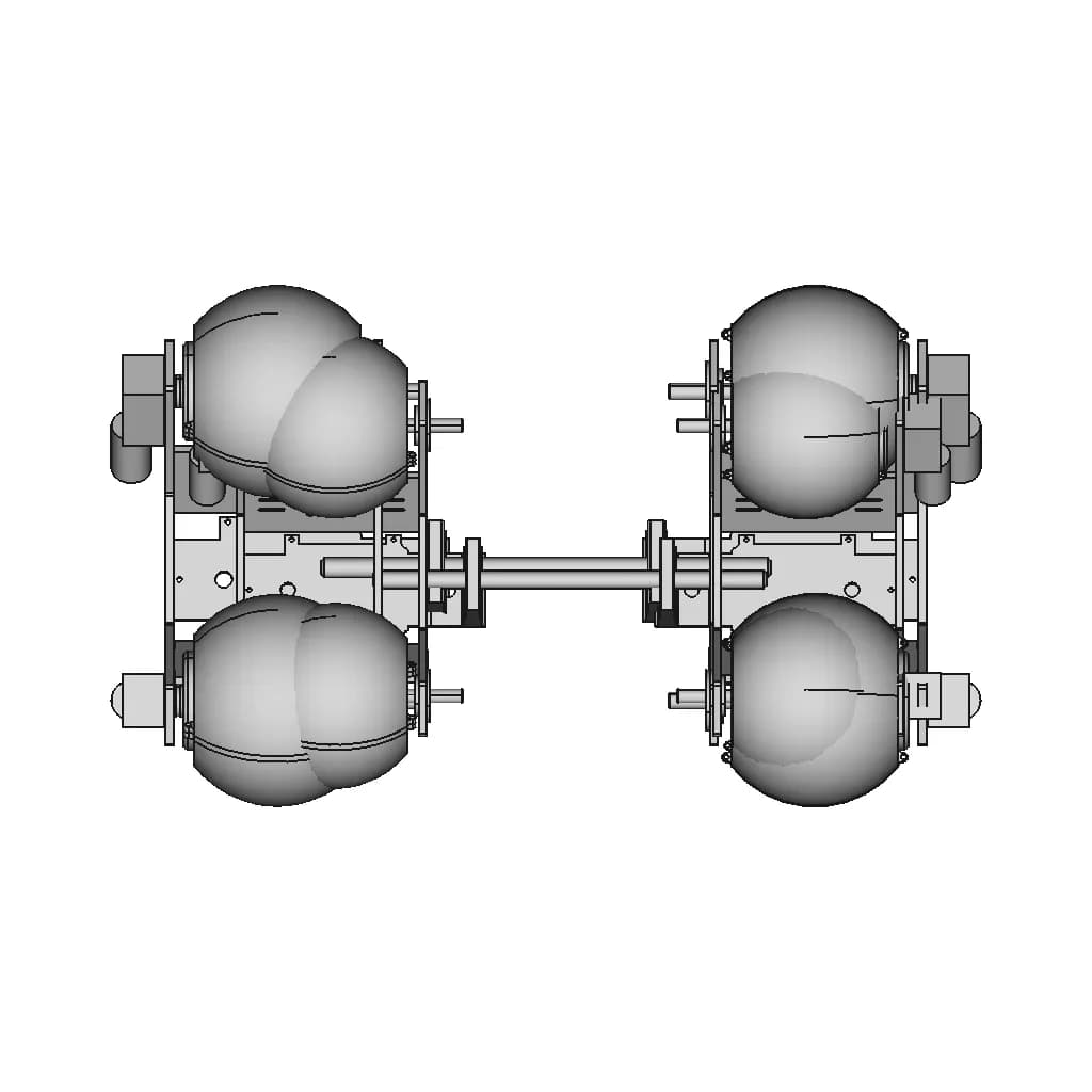Ferromagnetic Walls-Climbing Robot | High-Quality CAD Model_90_0_degree_snapshot