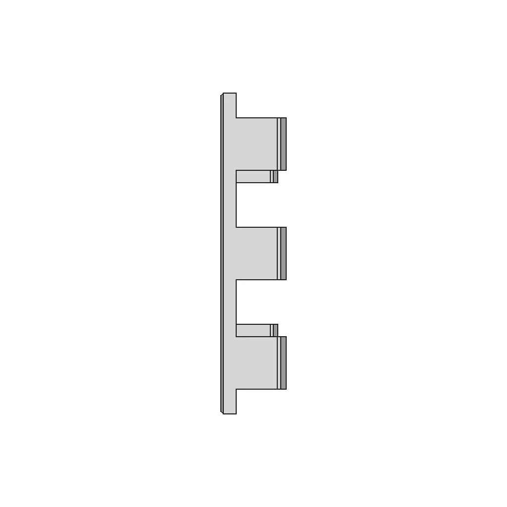3X5.25" 120Mm Fun Front Panel - Downloadable CAD Representation_0_90_degree_snapshot