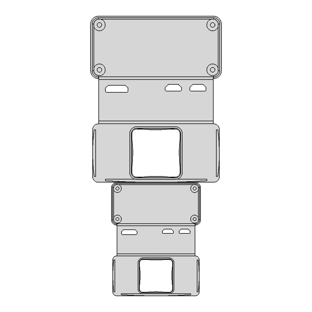 M!N!Mal 0 Ch - Raspberry Pi Zero 2 / Banana Pi M2 Case With Heatsink & Cooling | 3D Engineering Design File_0_0_degree_snapshot