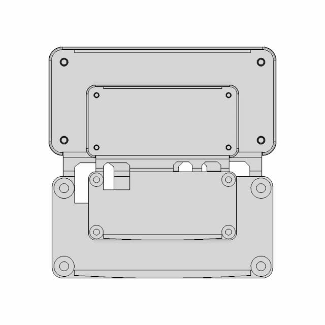 M!N!Mal 0 - Raspberry Pi Zero 2 Case - Downloadable CAD Representation