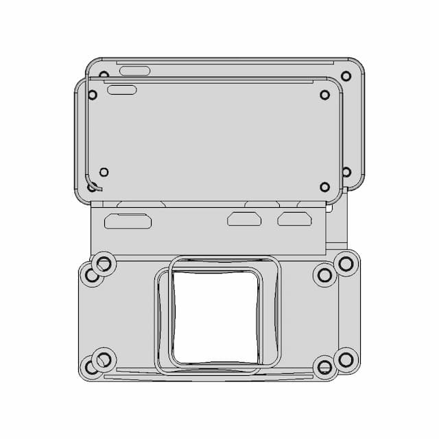 M!N!Mal 0 C - Raspberry Pi Zero 2 Case With Cooling - Downloadable CAD Representation
