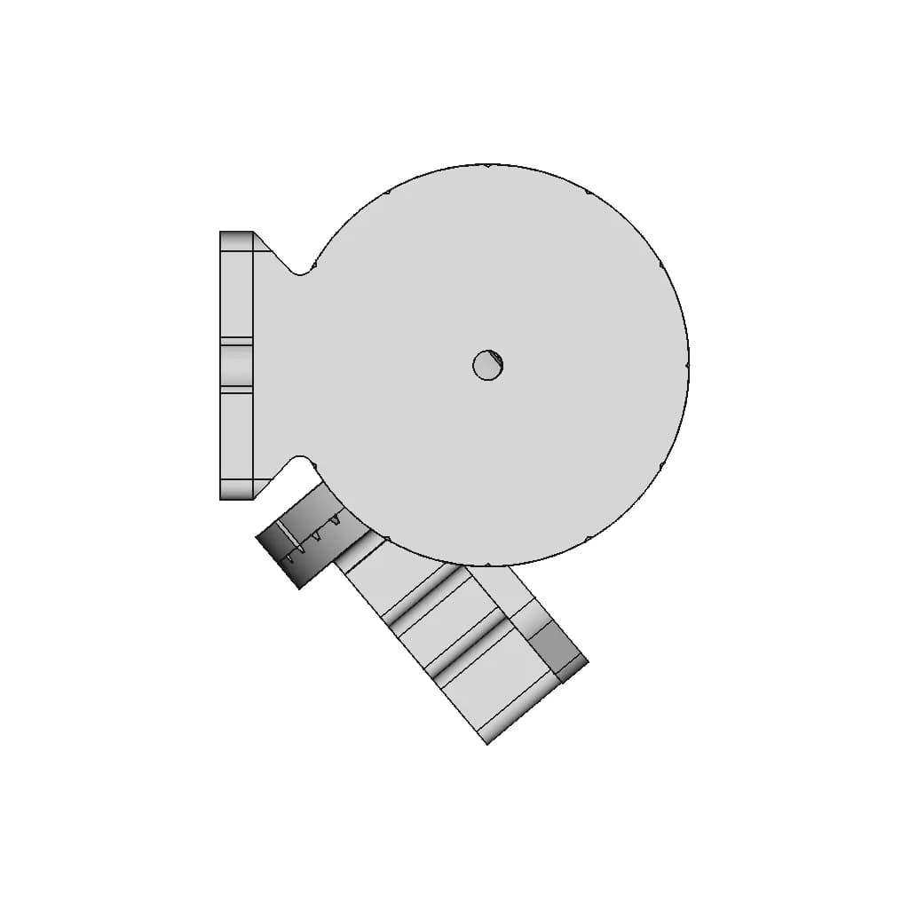 2-Axis Adjustable Mount For Arducam Camera | High-Quality CAD Model_270_0_degree_snapshot