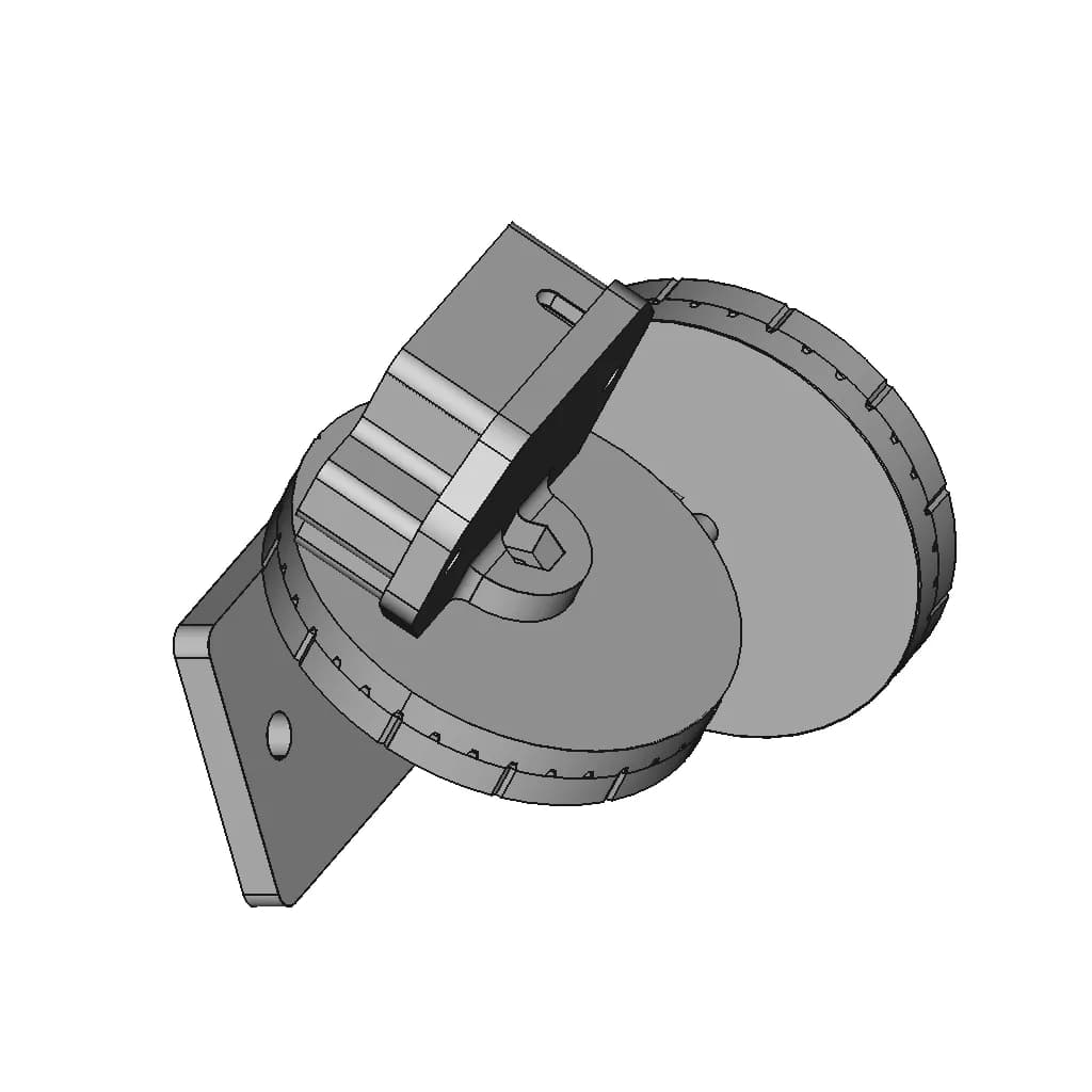 2-Axis Adjustable Mount For Arducam Camera | High-Quality CAD Model_60_30_degree_snapshot