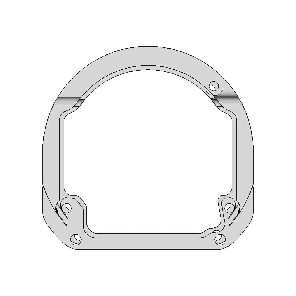 Morimoto Micro D2S To Audi Valeo Adapter | 3D Engineering Design File_270_0_degree_snapshot