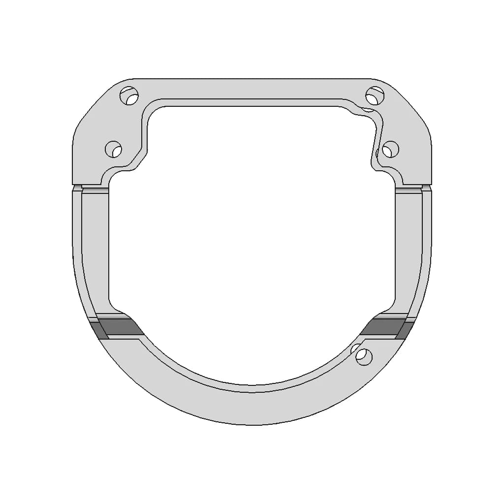 Morimoto Micro D2S To Audi Valeo Adapter | 3D Engineering Design File_90_0_degree_snapshot