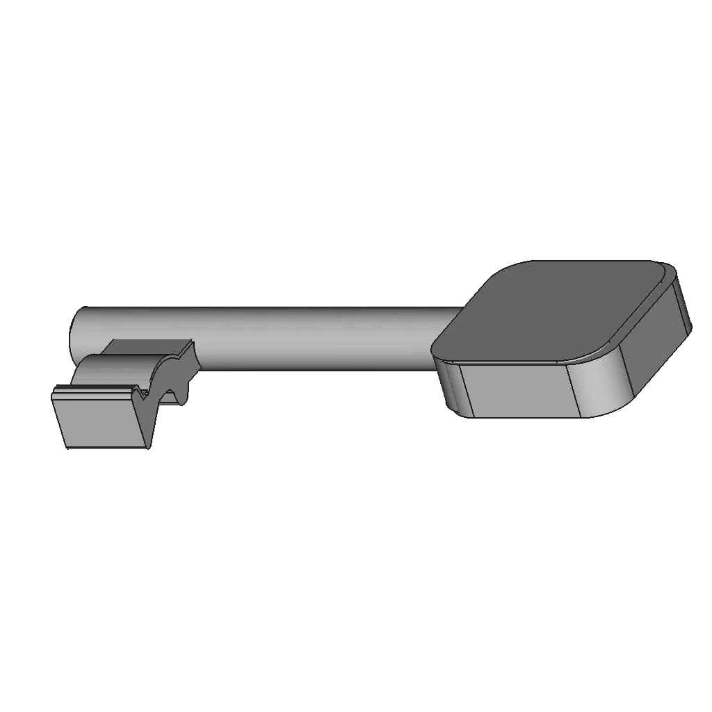 Interior Door Key - Downloadable CAD Representation_60_30_degree_snapshot