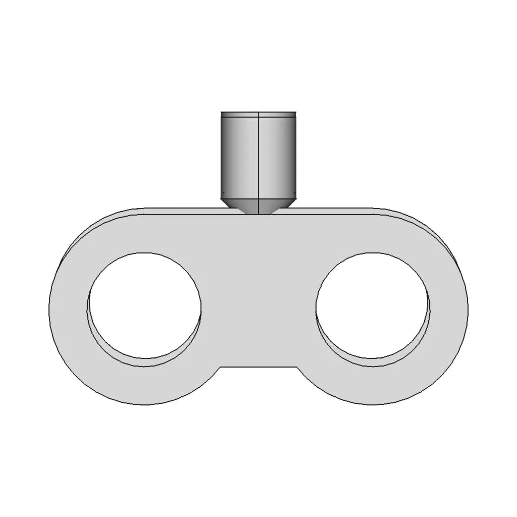 Wind-Up Toy Key Crank | High-Quality CAD Model_0_90_degree_snapshot