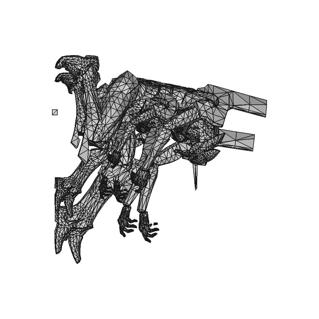 Unit 01 From Evangelion(1995) - Standard Mechanical Component_0_270_degree_snapshot
