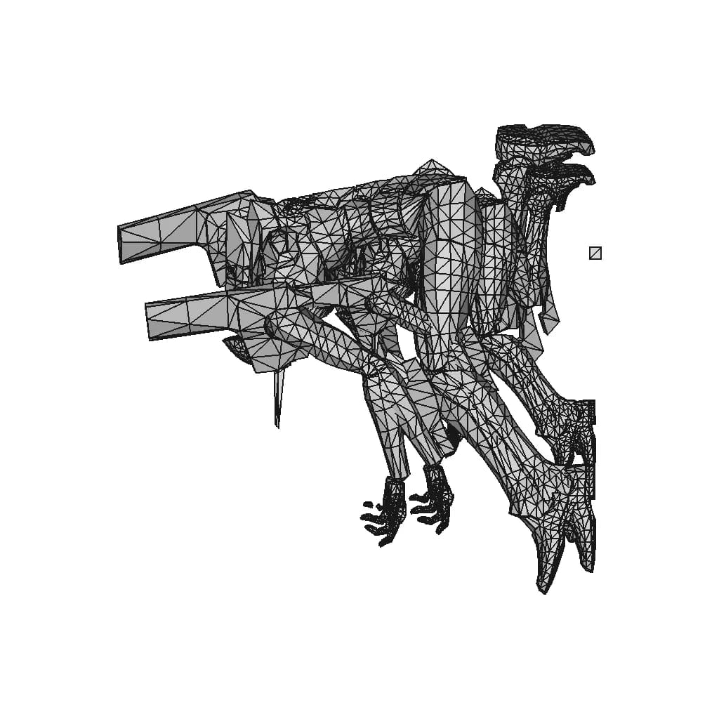 Unit 01 From Evangelion(1995) - Standard Mechanical Component_0_90_degree_snapshot
