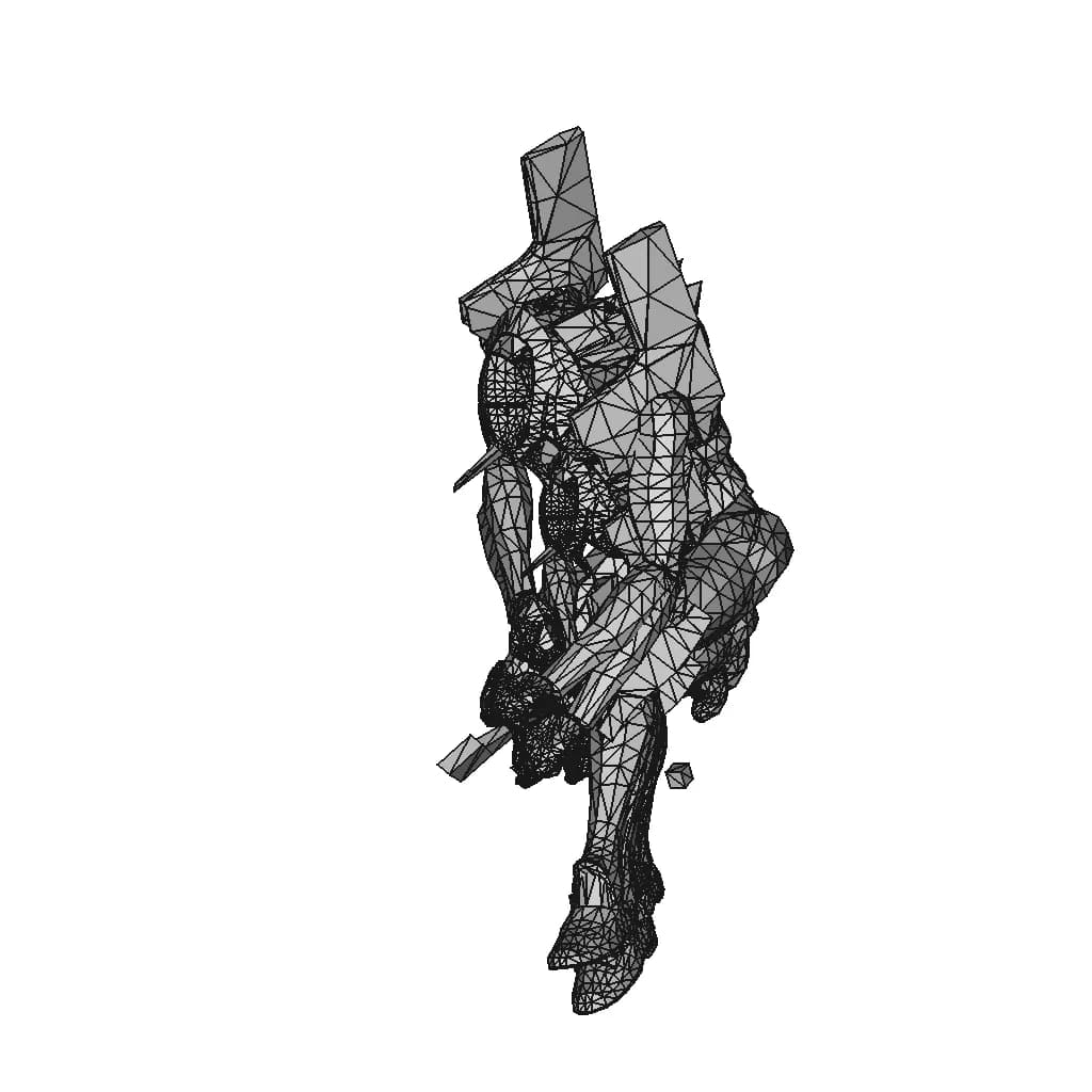 Unit 01 From Evangelion(1995) - Standard Mechanical Component_60_30_degree_snapshot