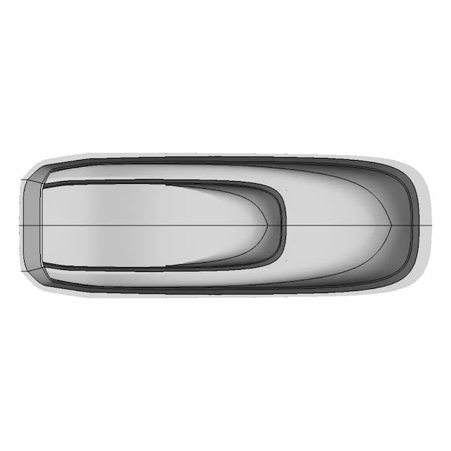 Tug Boat Hull - Downloadable CAD Representation