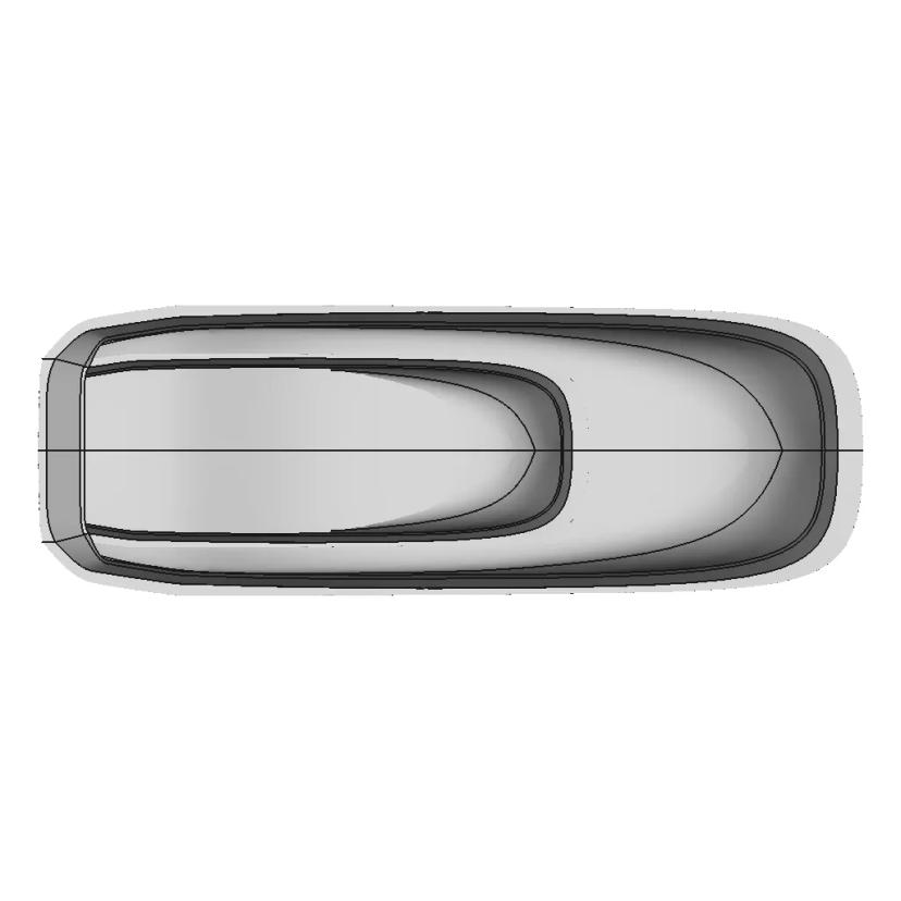 Tug Boat Hull - Downloadable CAD Representation