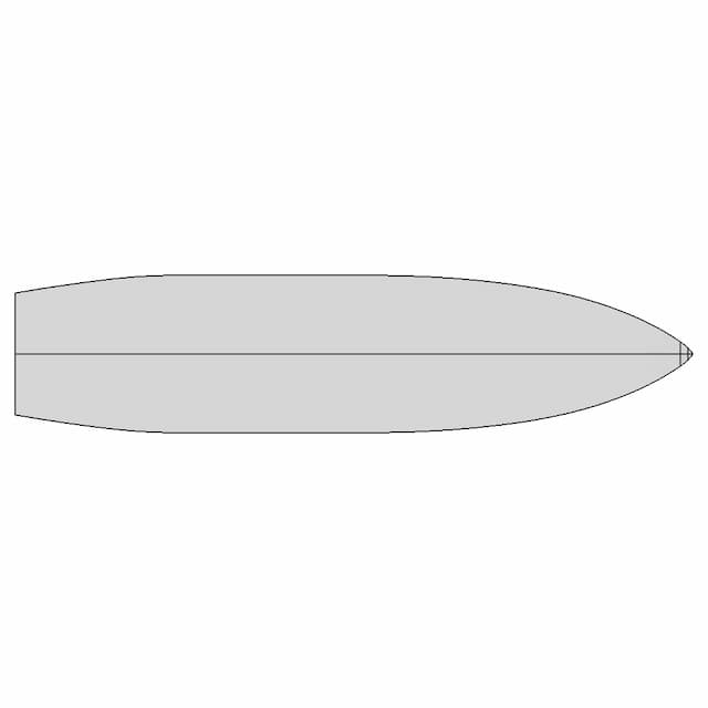 Single Chine Hull - Standard Mechanical Component