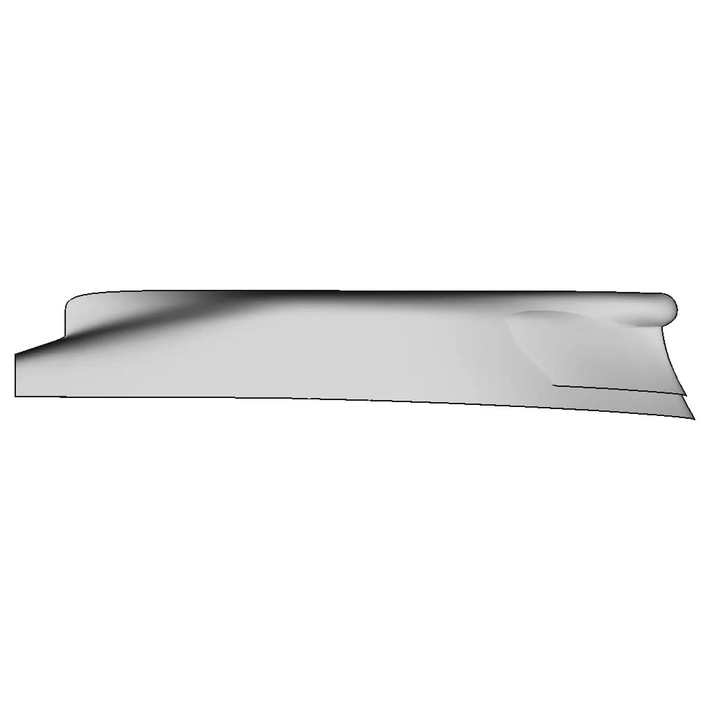 Single Chine Hull - Standard Mechanical Component_270_0_degree_snapshot