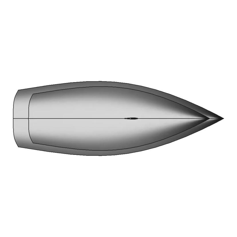 Sailing Yacht Hull - Downloadable CAD Representation