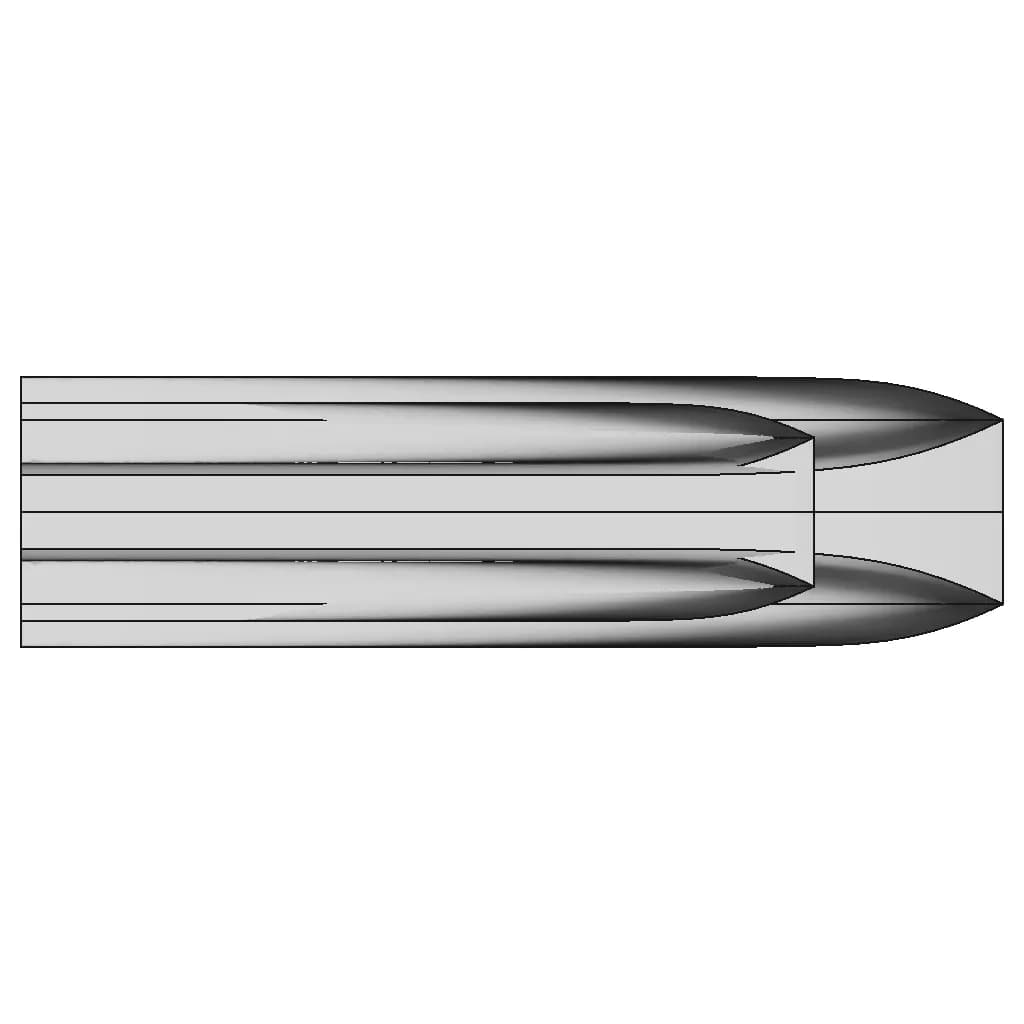 Catamaran Hull | 3D Engineering Design File_0_0_degree_snapshot