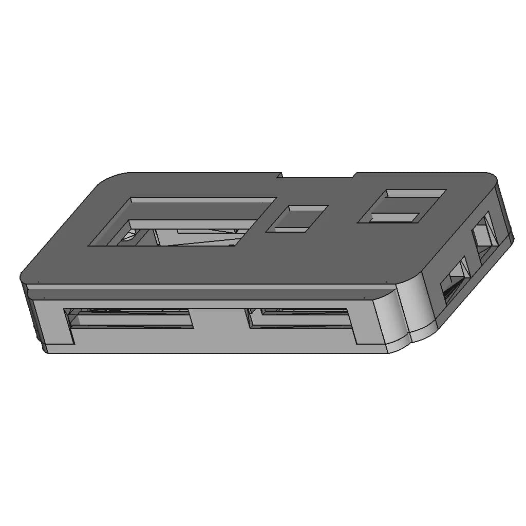 Flipper Zero 3In1 Aio Board V1.4 Case - Downloadable CAD Representation_60_30_degree_snapshot