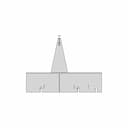 Deck Cutoff Section - Downloadable CAD Representation_270_0_degree_snapshot