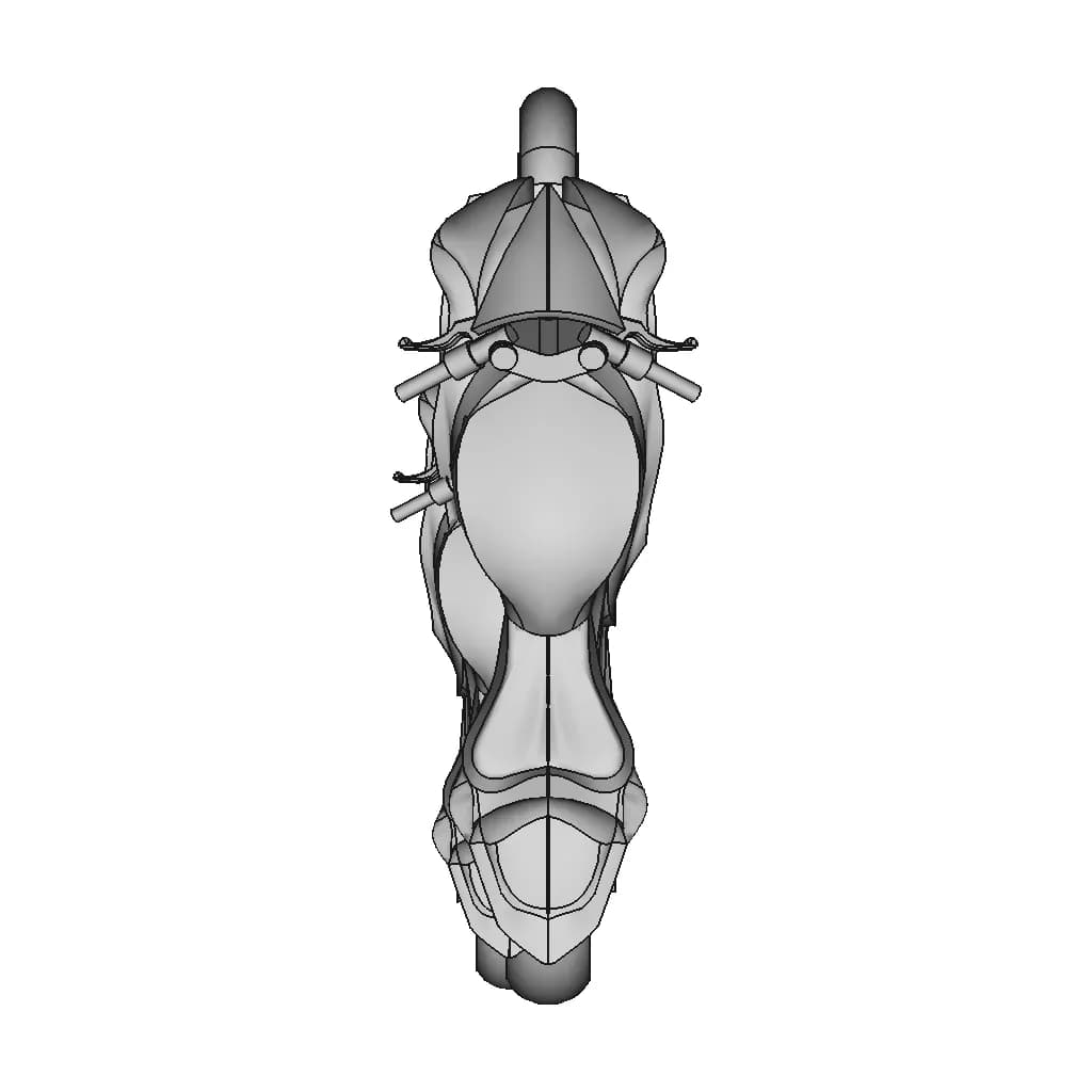 Yamaha R6 2007 Printable Model | 3D Engineering Design File_0_0_degree_snapshot