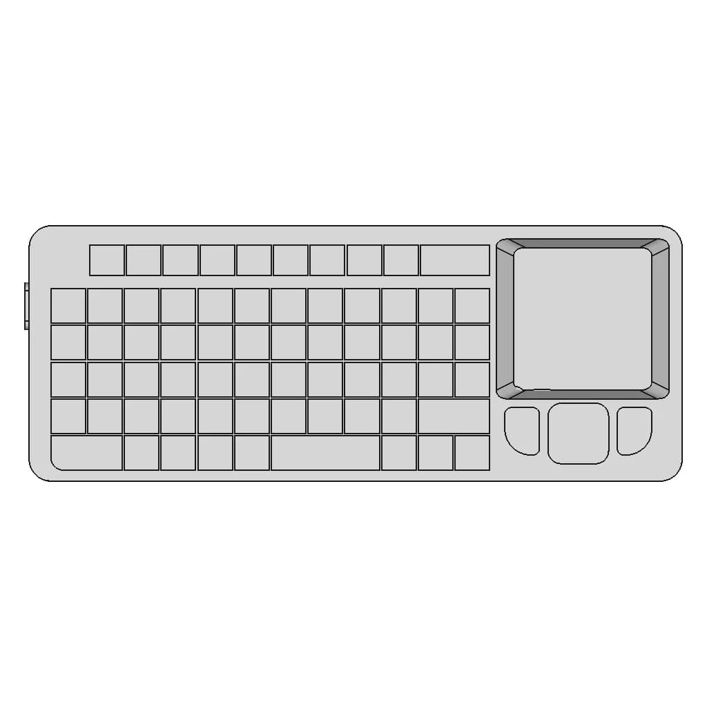 Rii K06 Mini Keyboard - Standard Mechanical Component_0_0_degree_snapshot