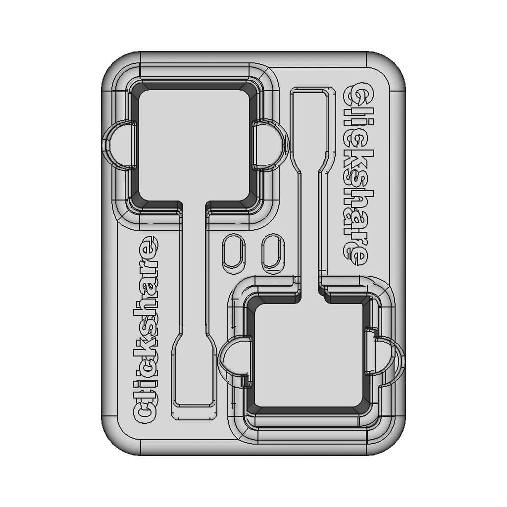 Clickshare Remote Control Holder - Standard Mechanical Component_0_0_degree_snapshot