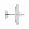 Airplane - Downloadable CAD Representation_0_0_degree_snapshot