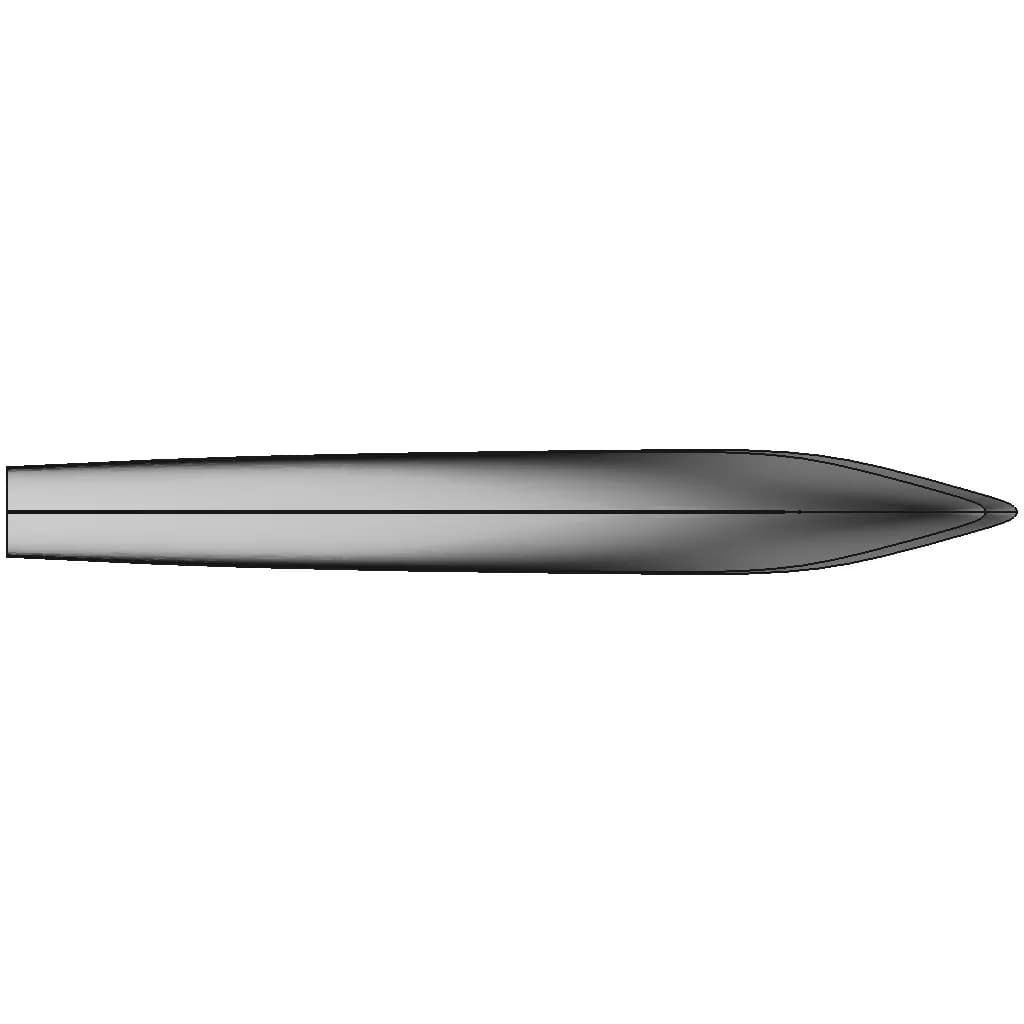 Npl Round Bilge Full Scale - Downloadable CAD Representation_0_0_degree_snapshot