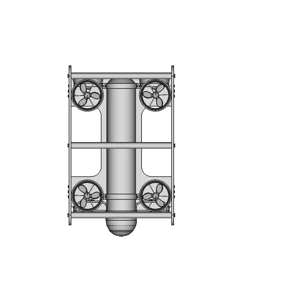 Submarino Via Radio Controle Mk2 - Downloadable CAD Representation_0_0_degree_snapshot