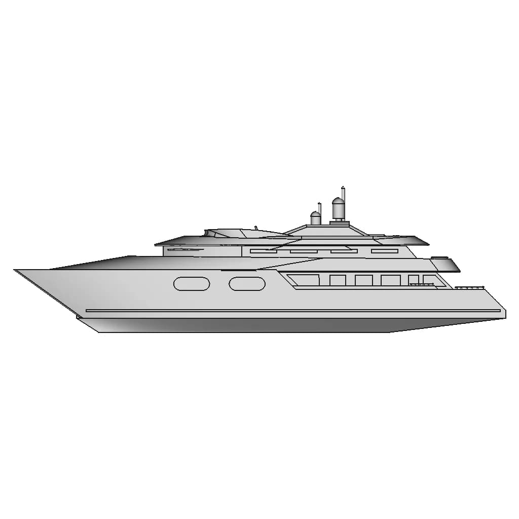 Mega Yacht | 3D Engineering Design File_90_0_degree_snapshot