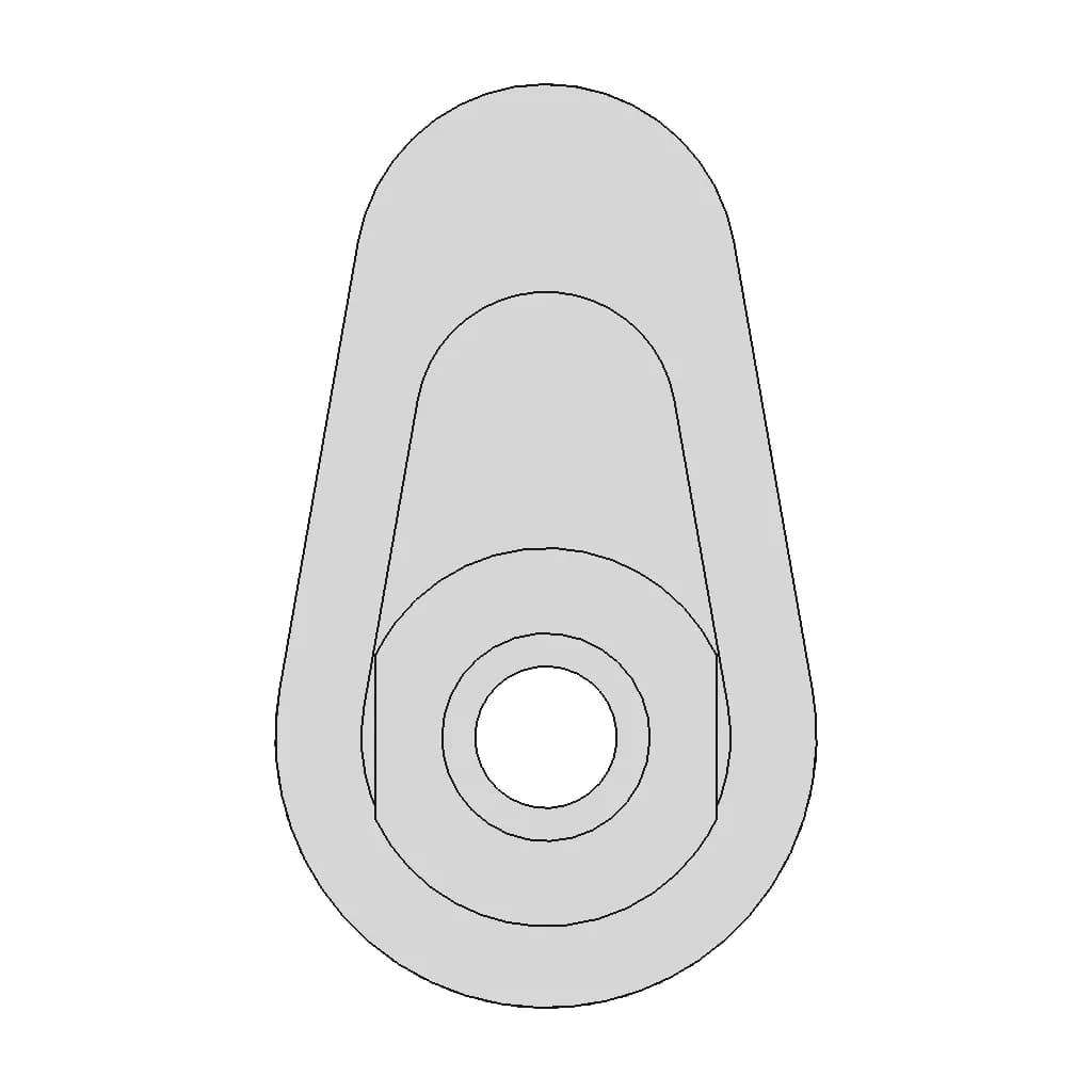 Archon Type B Gen 2 Mag Release Extensions | 3D Engineering Design File_0_0_degree_snapshot