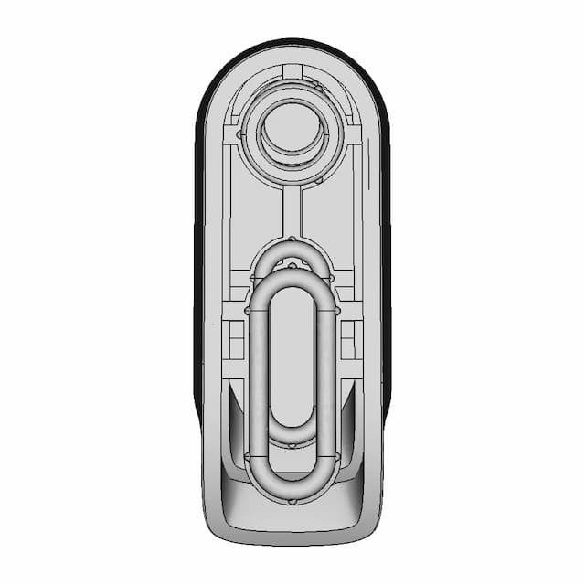Bene - Bay Chair - Floor Glider | High-Quality CAD Model