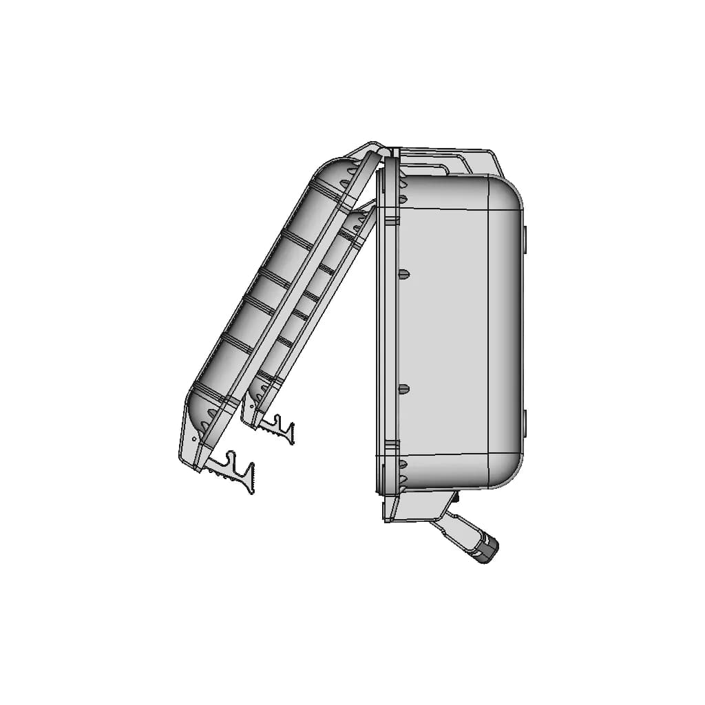 Apache 2800 Weatherproof Case From Harbor Freight | 3D Engineering Design File_0_90_degree_snapshot