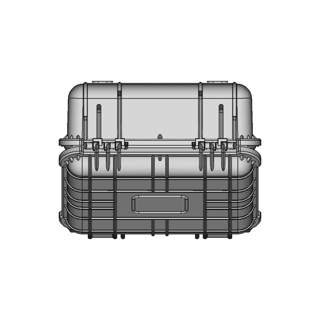 Apache 2800 Weatherproof Case From Harbor Freight | 3D Engineering Design File_270_0_degree_snapshot
