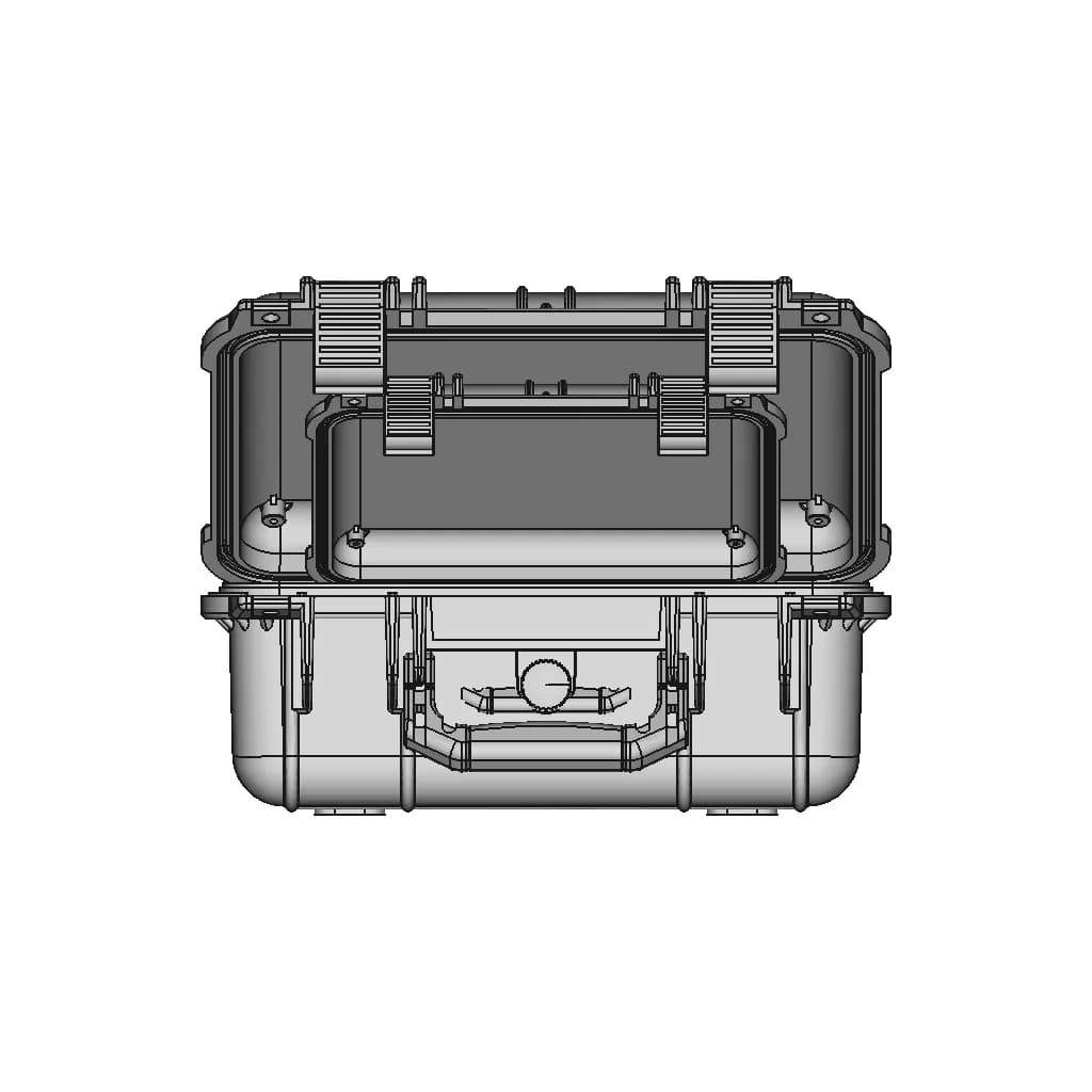 Apache 2800 Weatherproof Case From Harbor Freight | 3D Engineering Design File_90_0_degree_snapshot