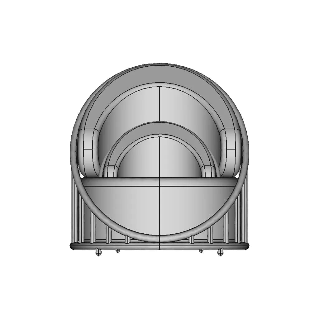 Iron Sofa - Downloadable CAD Representation_0_0_degree_snapshot