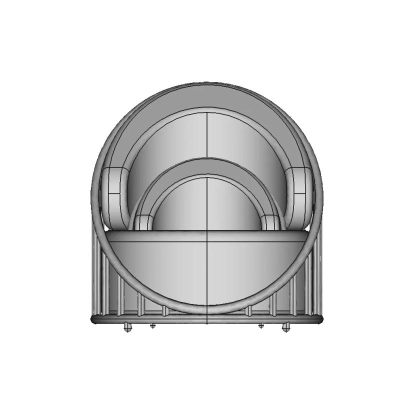 Iron Sofa - Downloadable CAD Representation