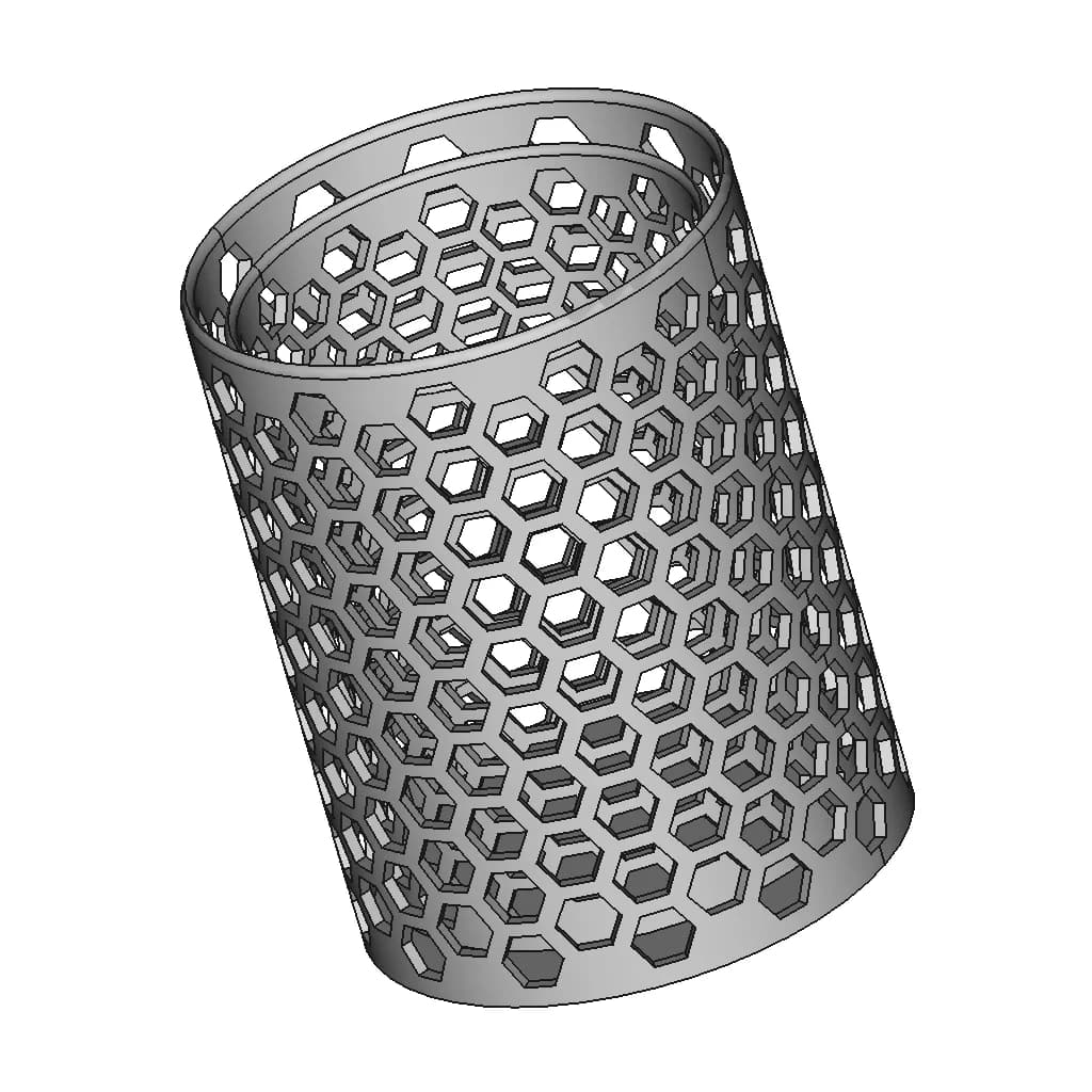Pen Holder | 3D Engineering Design File_60_30_degree_snapshot