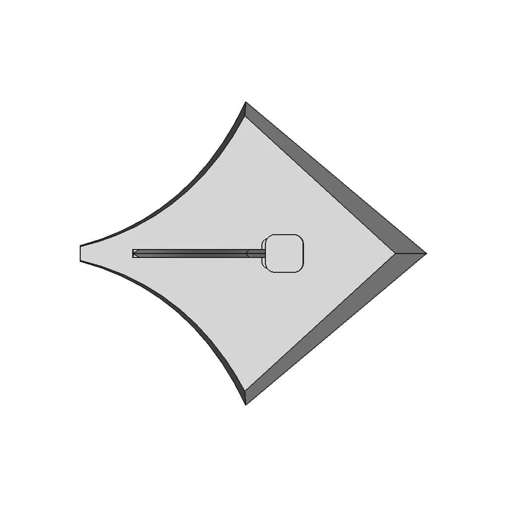 Aircraft Model Holder - Downloadable CAD Representation_270_0_degree_snapshot