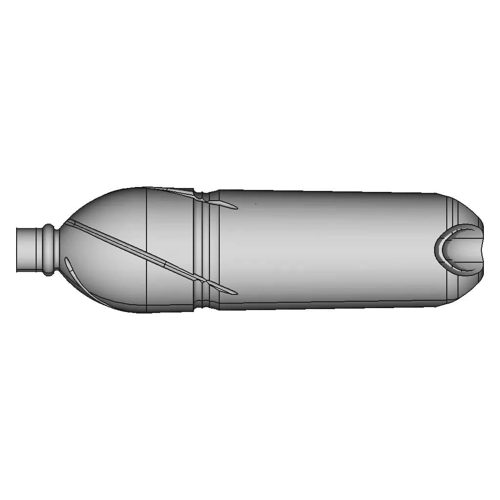 Water Bottle - Standard Mechanical Component_0_90_degree_snapshot