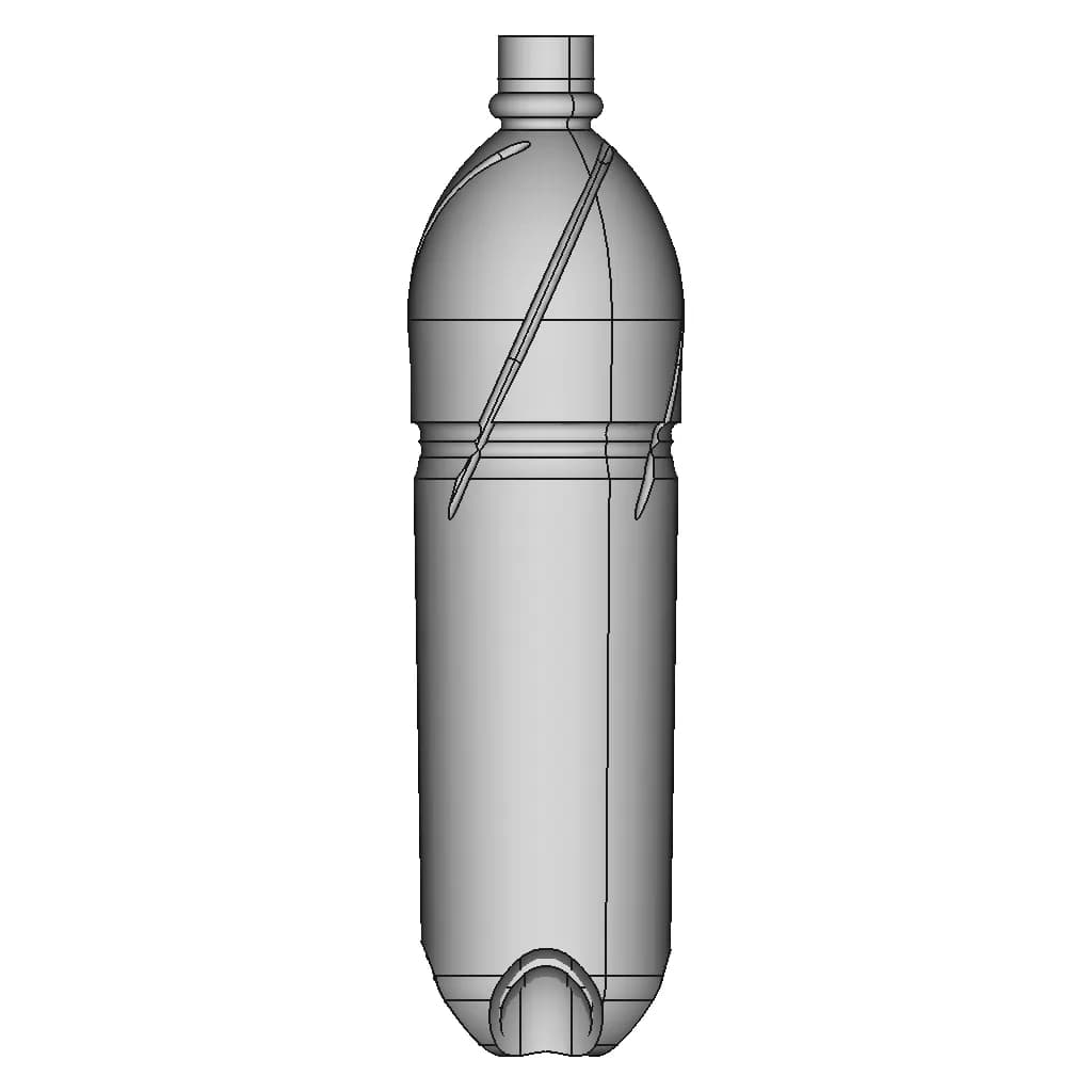 Water Bottle - Standard Mechanical Component_90_0_degree_snapshot