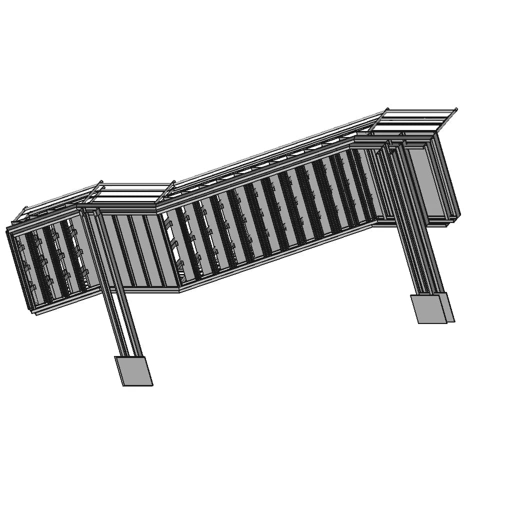 Stainless Steal Stair - Downloadable CAD Representation_60_30_degree_snapshot