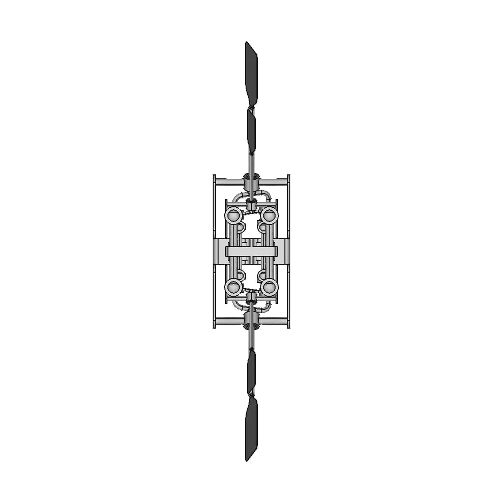 Boat Pedal Mechanism - Downloadable CAD Representation_0_270_degree_snapshot