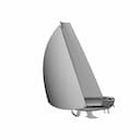 839 Aptilla Yacht Imoca | High-Quality CAD Model_60_30_degree_snapshot