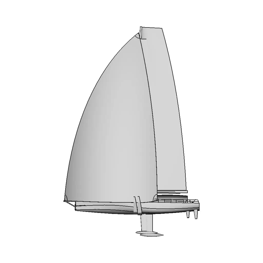 839 Aptilla Yacht Imoca | High-Quality CAD Model_90_0_degree_snapshot