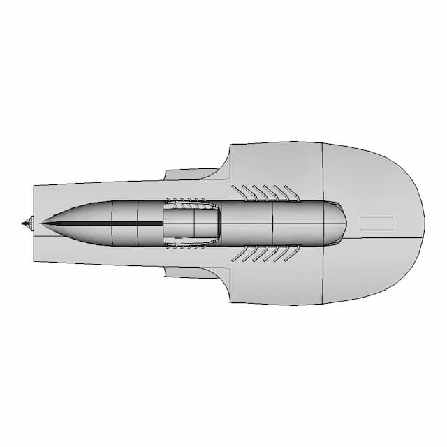 840 Aptilla Hydroplane Boat - Standard Mechanical Component