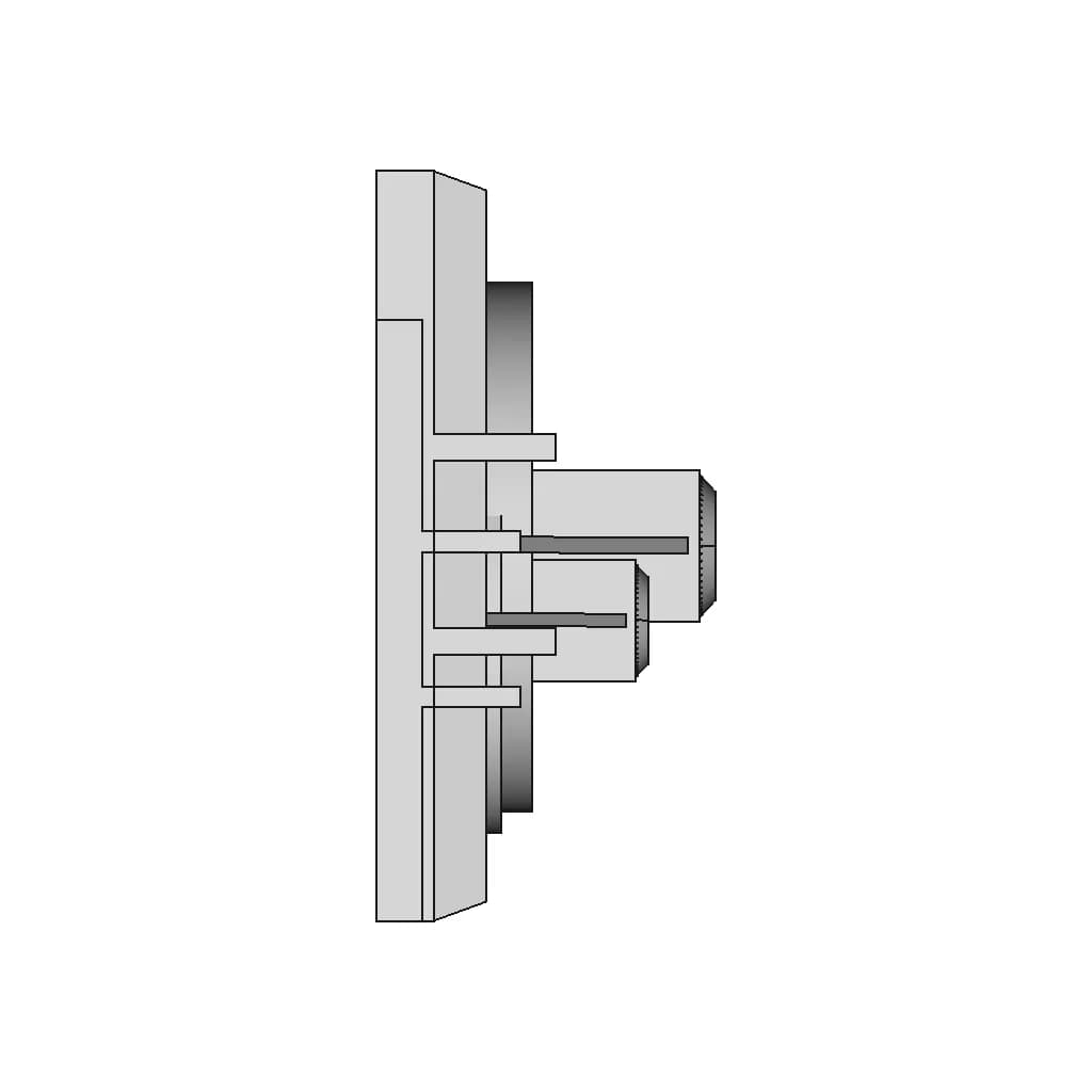Cooling Radiator For Caterpilar C18 - Marine Version | High-Quality CAD Model_0_270_degree_snapshot