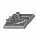 Cooling Radiator For Caterpilar C18 - Marine Version | High-Quality CAD Model_60_30_degree_snapshot