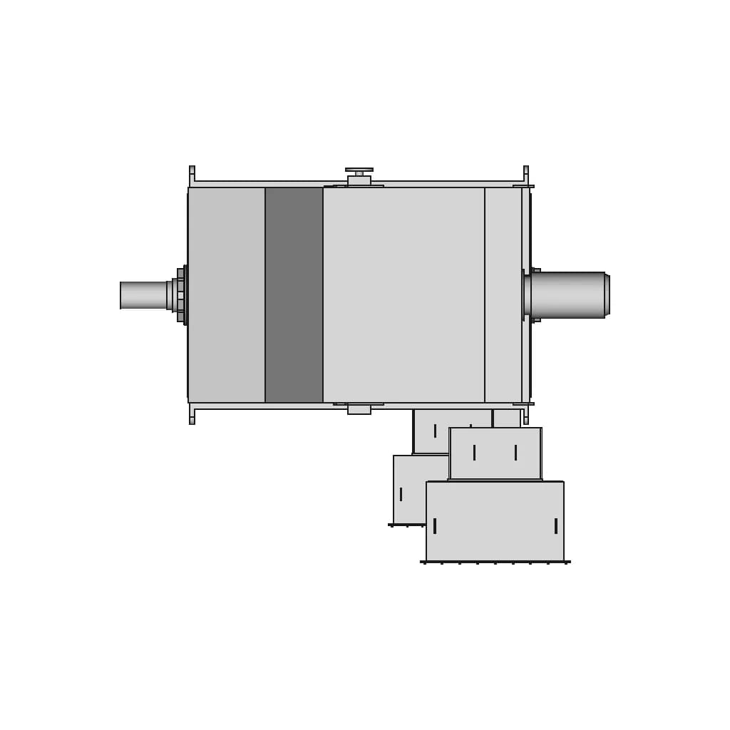 Squirrel Cage Motor Ami 560L 3500Kw | High-Quality CAD Model_0_0_degree_snapshot