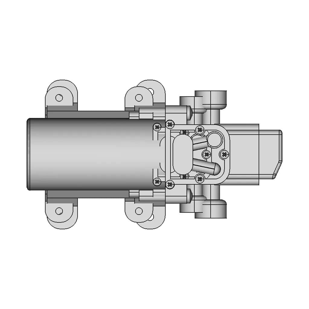 Diaphragm Pump 5L/Min | High-Quality CAD Model_0_0_degree_snapshot