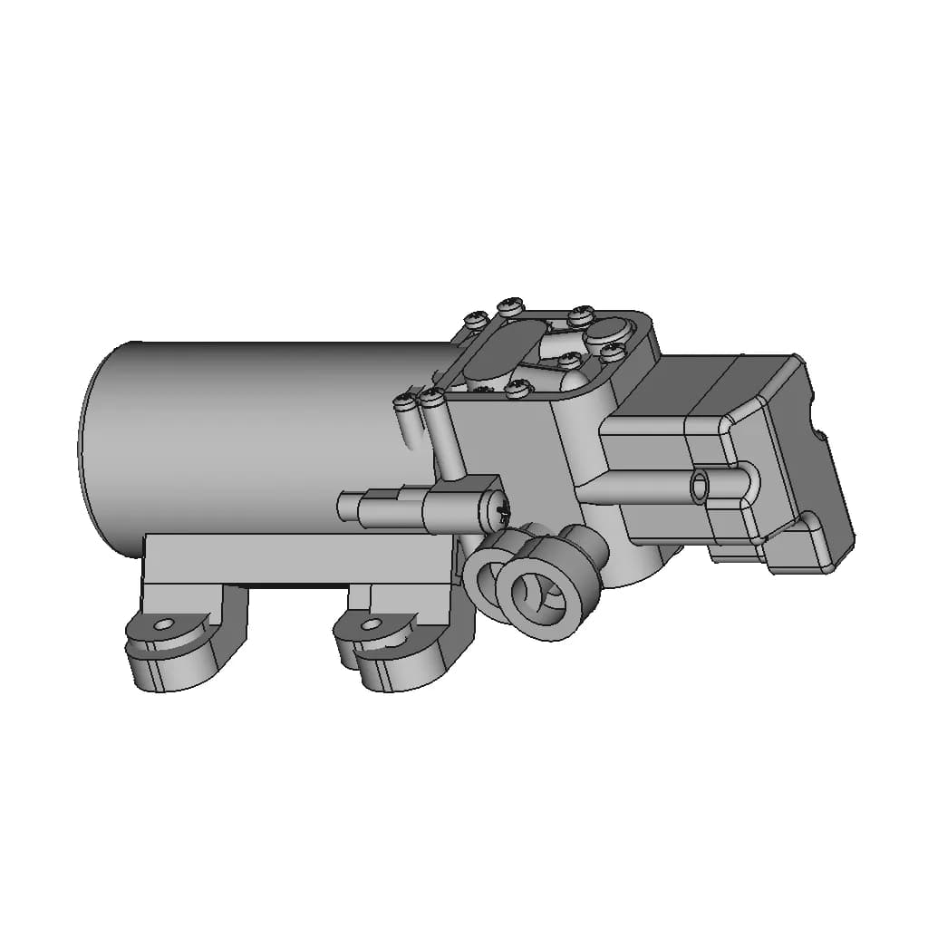 Diaphragm Pump 5L/Min | High-Quality CAD Model_60_30_degree_snapshot